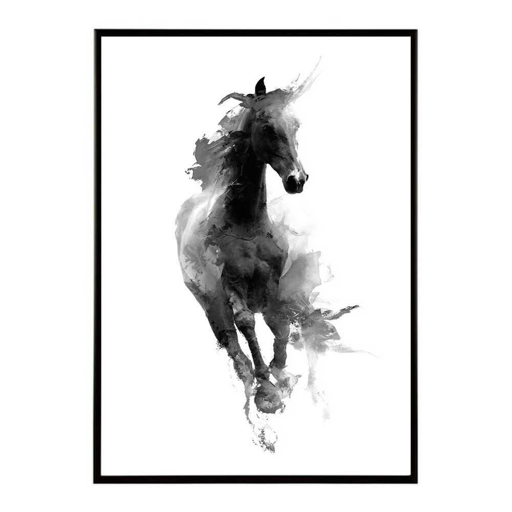 フラワー ※内容確認ページ A1サイズ（約59x84cm）】【lm-poster-5838】【フレーム付き】ホース