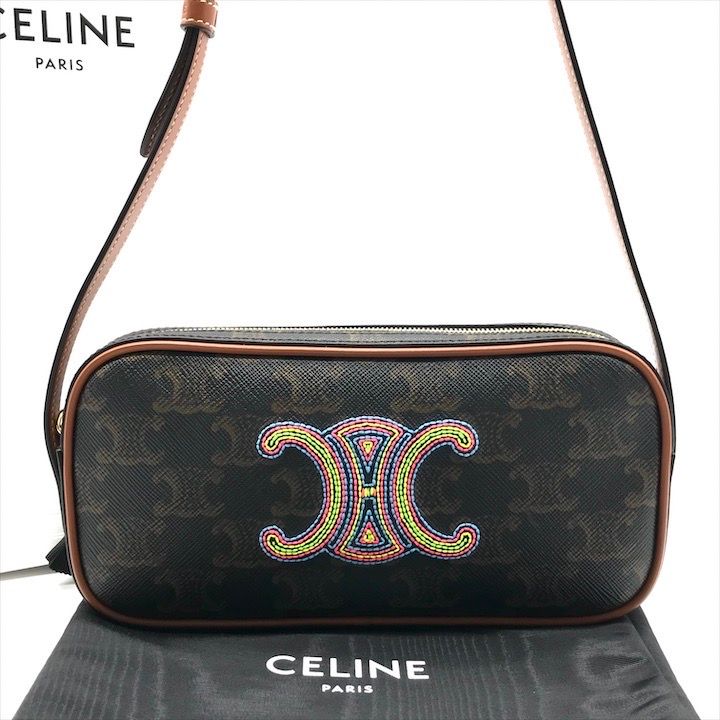 新品未使用品 CELINE セリーヌ マカダム 刺繡 トリオンフ 限定販売