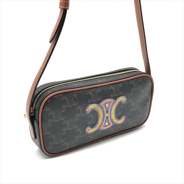 新品未使用品 CELINE セリーヌ マカダム 刺繡 トリオンフ 限定販売