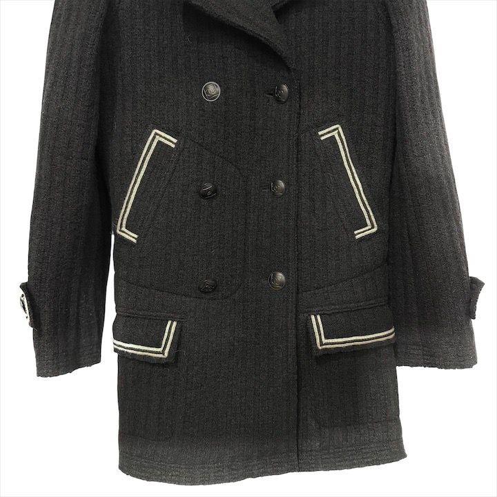 ココです☆シャネルピーコート CHANEL(シャネル) / ピーコート/ココマークボタン/SIZE:42/コットン