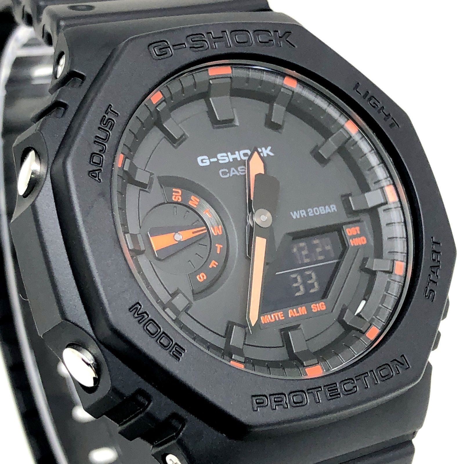 G-SHOCK ジーショック GA-2100-1A4 NEON ACCENT オクタゴン カシオーク 