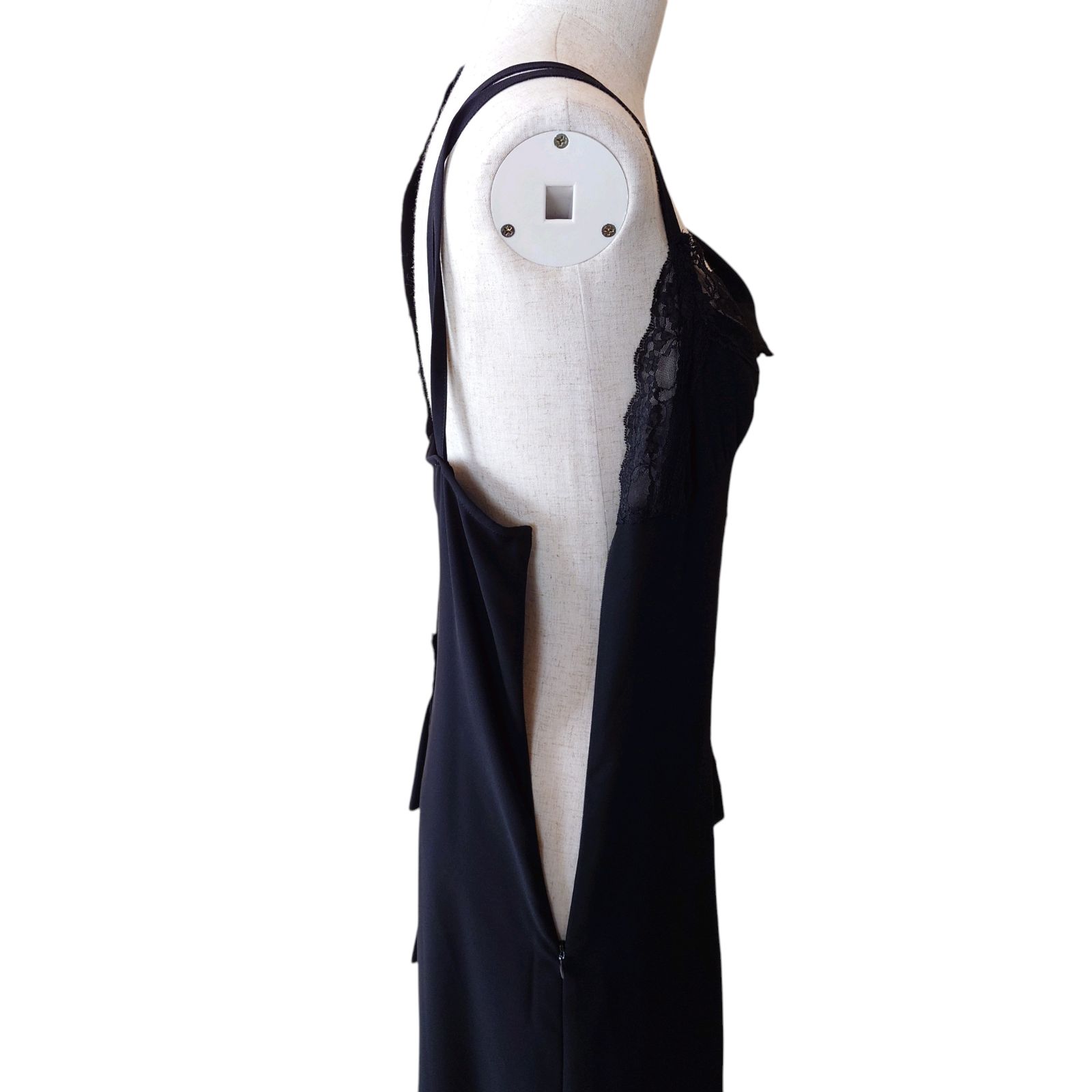 トリココムデギャルソン アシンメトリー ティアードフリル ワンピース M 黒 トリココムデギャルソン tricot COMME des GARCONS アシンメトリー