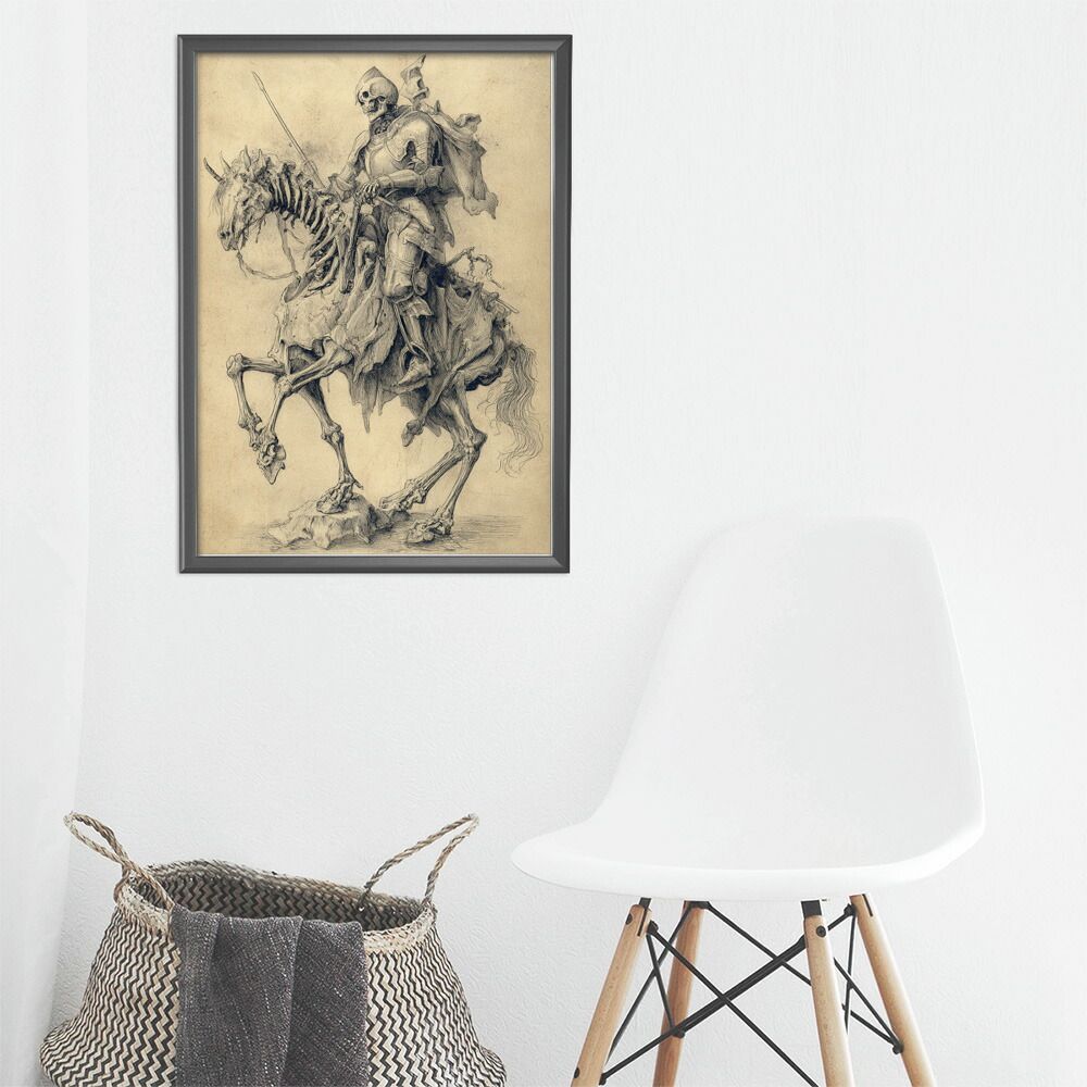 B1サイズ（約73x103cm）】【lm-poster-5897】【フレーム付き】騎士