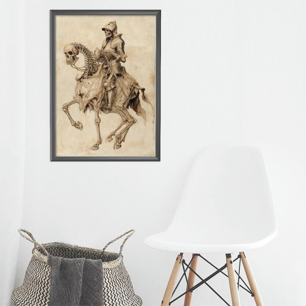 B1サイズ（約73x103cm）】【lm-poster-5904】【フレーム付き】騎士