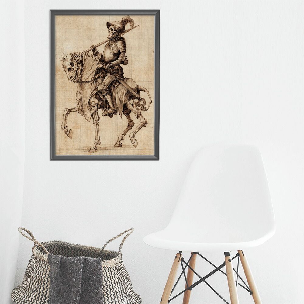 A0サイズ（約84x119cm）】【lm-poster-5919】【フレーム付き】騎士