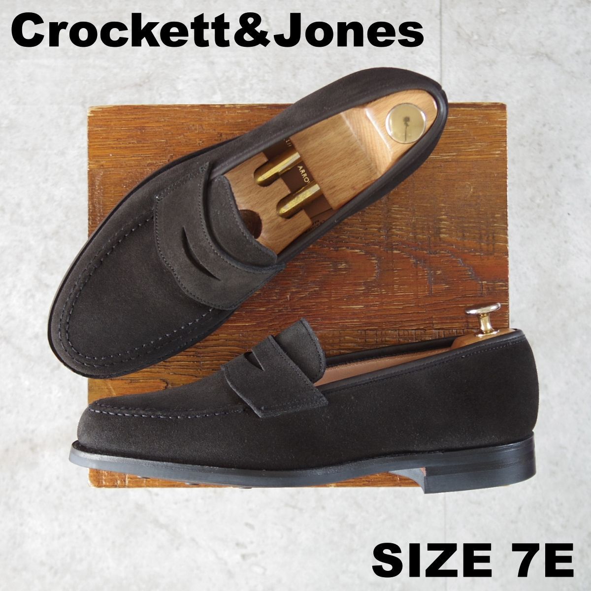 ほぼ未使用☆クロケット&ジョーンズ 7E【定価￥110,000-☆BOSTON 2