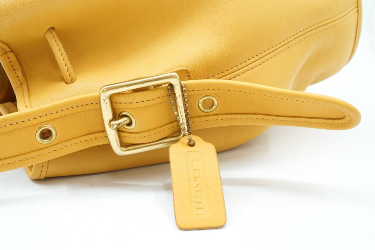 オールド コーチ ヴィンテージ ショルダーバッグ 9952 巾着 USA製 ロゴ