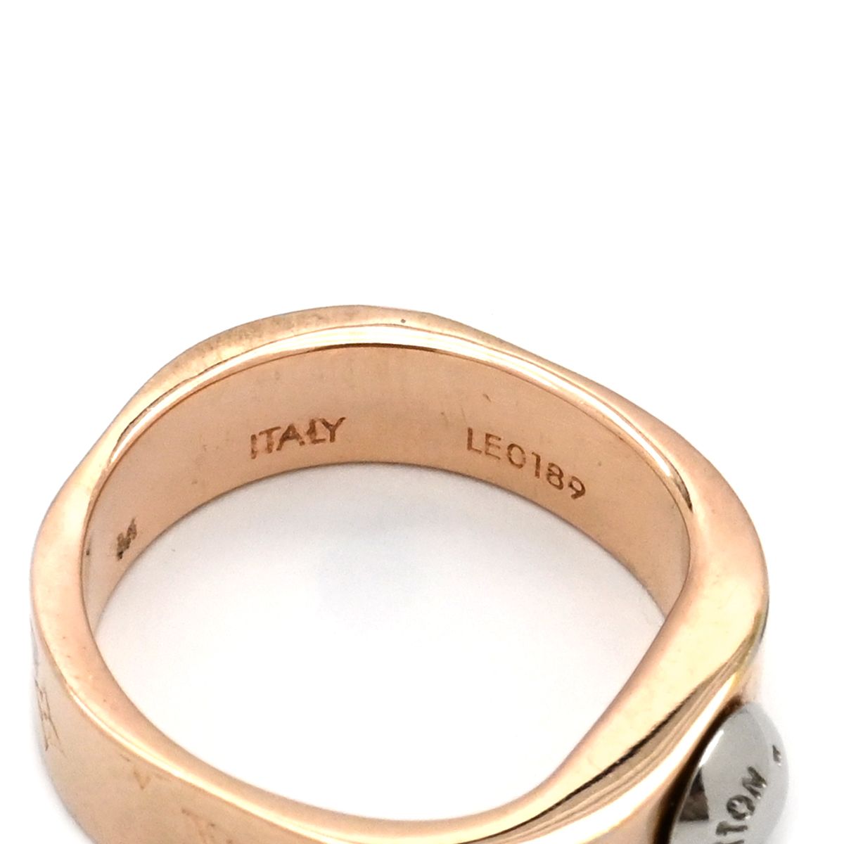 ルイヴィトン LOUIS VUITTON リング 指輪 バーグ ナノグラム GP メタル