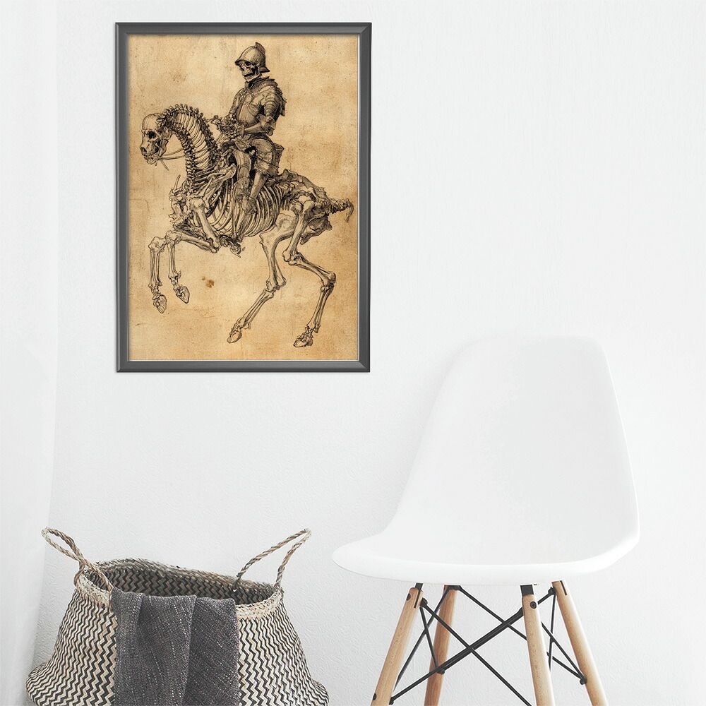 A2サイズ（約42x59cm）】【lm-poster-5979】【フレーム付き】騎士