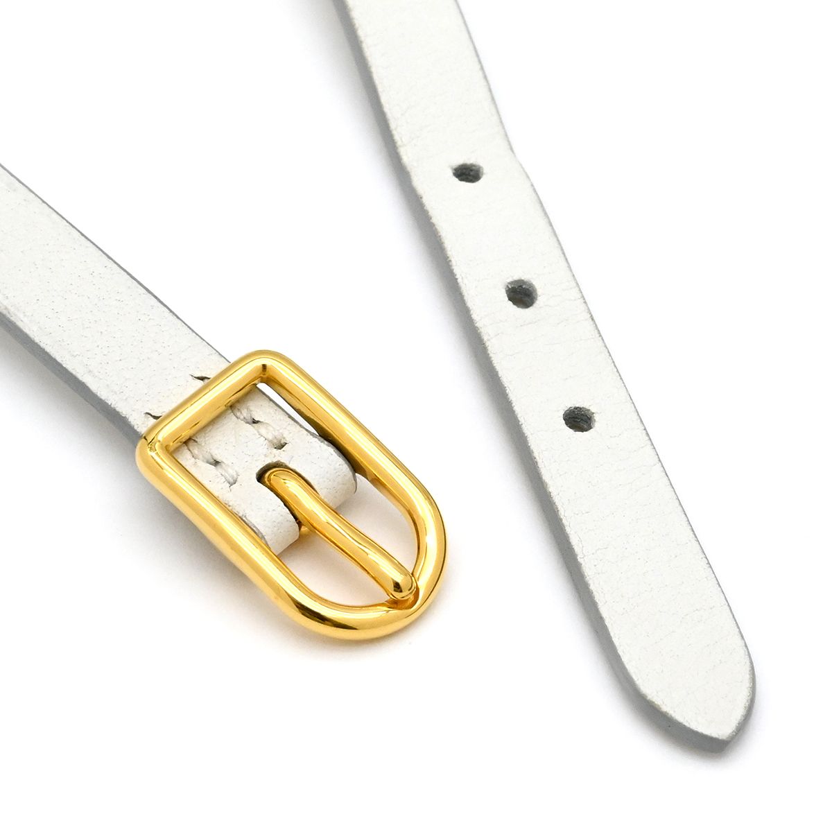 HERMES HERMESエルメス ケリーバングル 白 H刻印 エルメス 