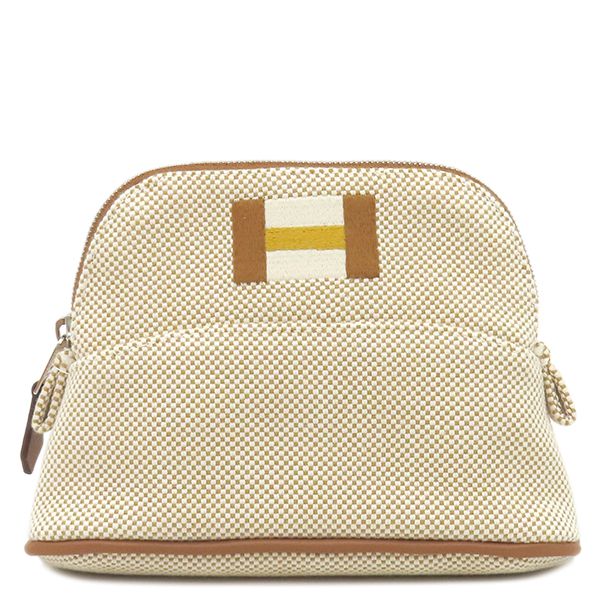 エルメス HERMES ポーチ ボリードポーチ カザック ミニミニ コットン