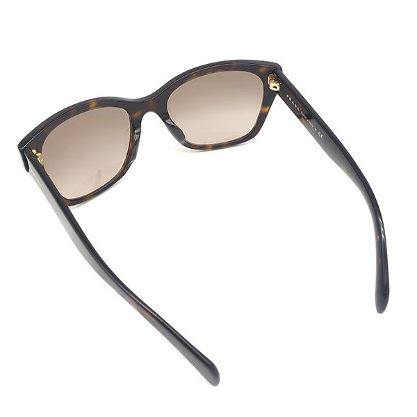 プラダ PRADA サングラス サイドロゴ 56□20 プラスチック ブラウン