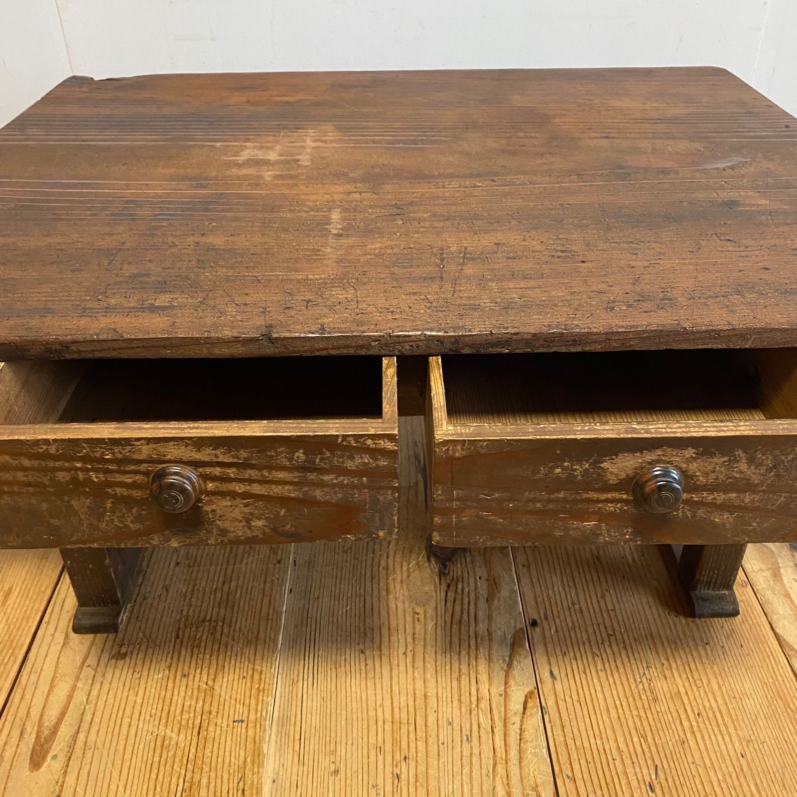 アンティーク 古家具 古道具 昭和レトロ 文机 和机 ローテーブル 無垢