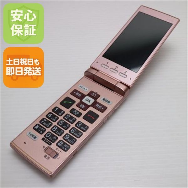 超美品 au KYF36 かんたんケータイ ピンク 即日発送 ガラケー KYOCERA