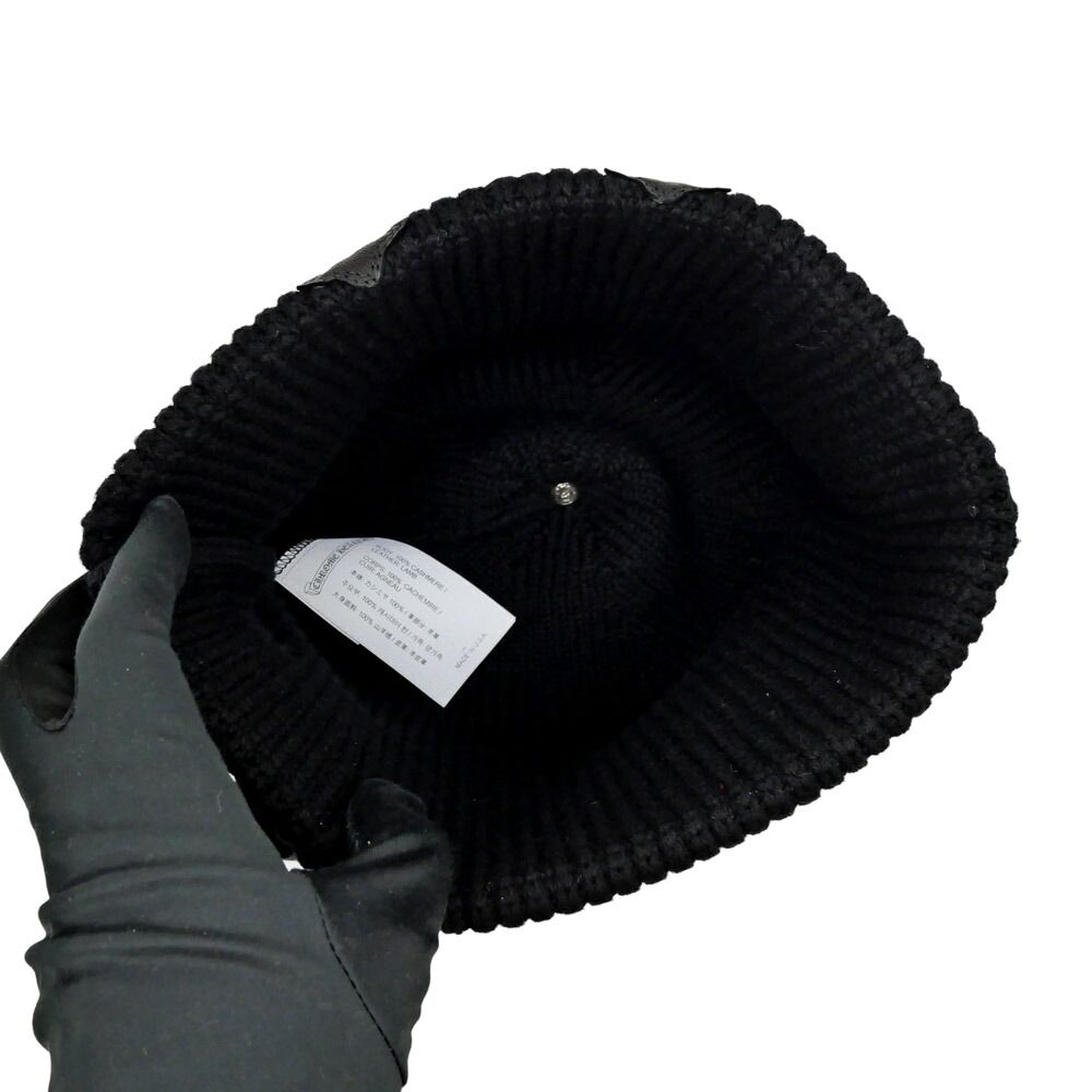 名東】クロムハーツ ニットキャップ セメタリ―クロス CH OS 22cm
