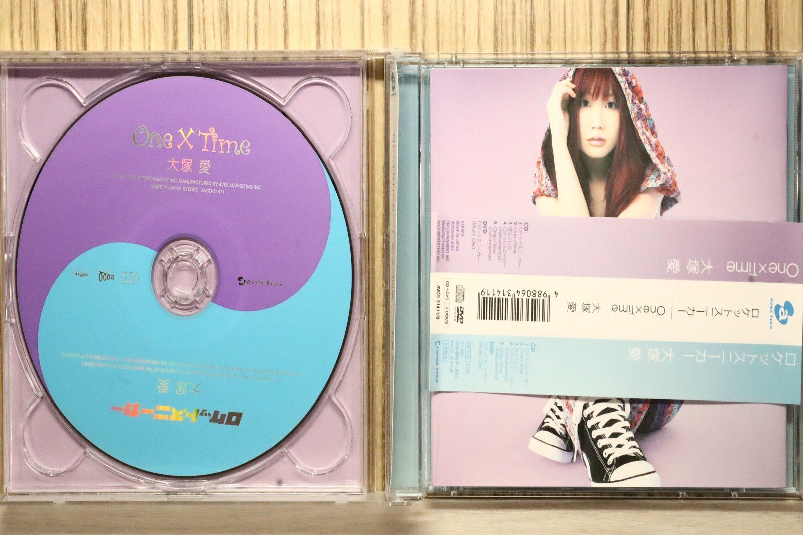 国内盤CD☆大塚愛/Ai Otsuka□ ロケットスニーカー/One×Time(DVD付