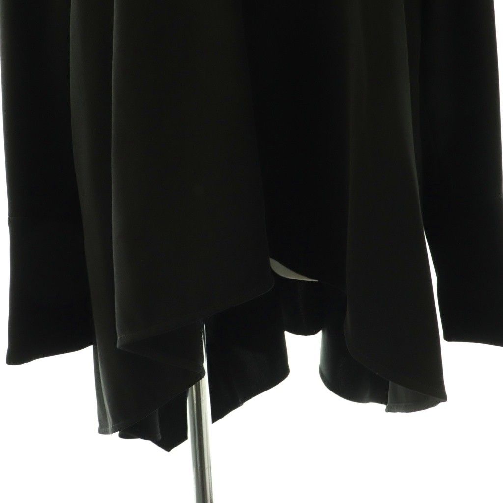 エンフォルド ENFOLD ダブルサテンアシンメトリーブラウス 長袖 プル