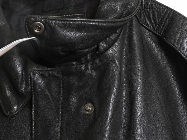 90s USA製 A-2 タイプ 本革 レザー フライト ジャケット メンズ L 古着