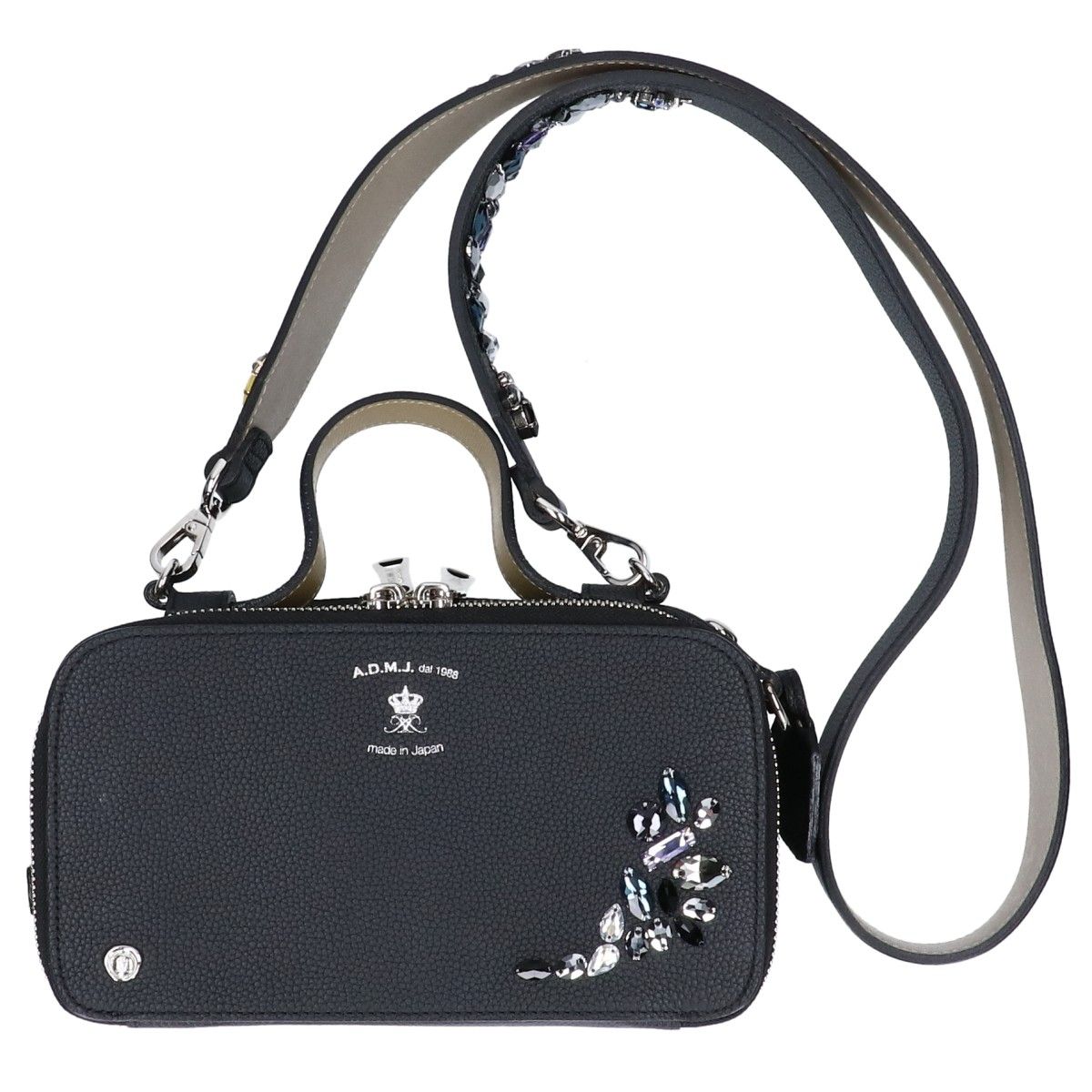 【新品タグ付】　ADMJ バッグ　スワロフスキー　ショルダーバッグ　2way A.D.M.J. Accessoires De Mademoiselle ADMJ 【美品】モーツァルト