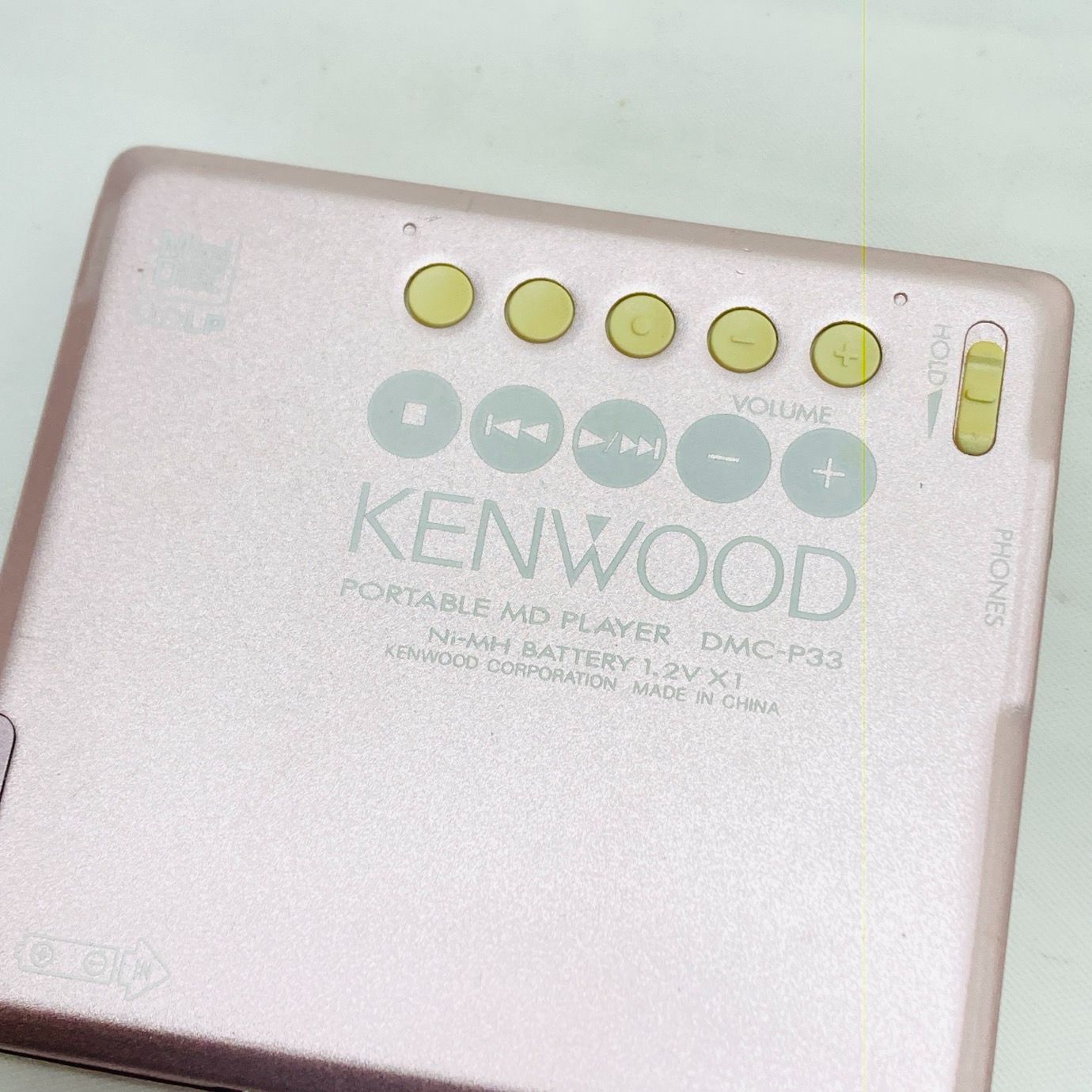 KENWOOD ポータブルMDプレイヤー DMC-P33 - メルカリ