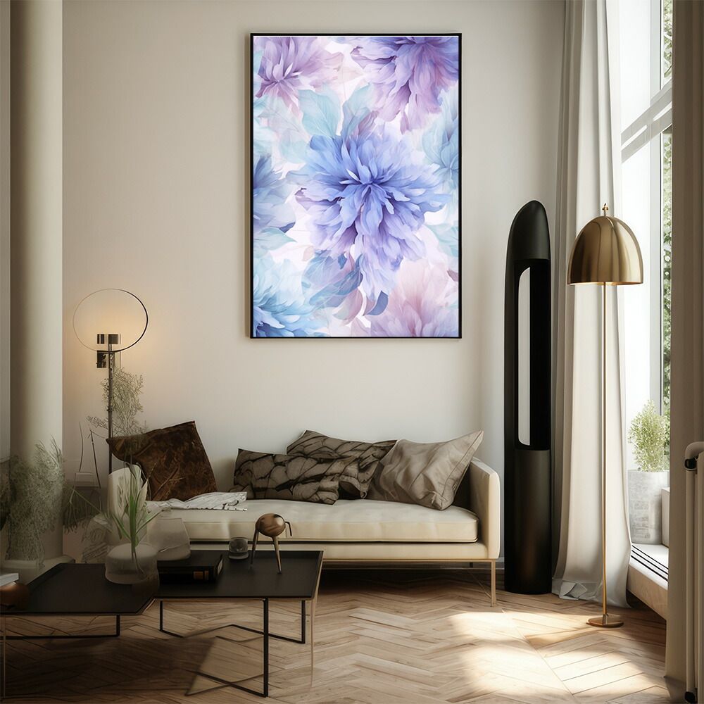 B1サイズ（約73x103cm）】【lm-poster-620】【フレーム付き】花柄