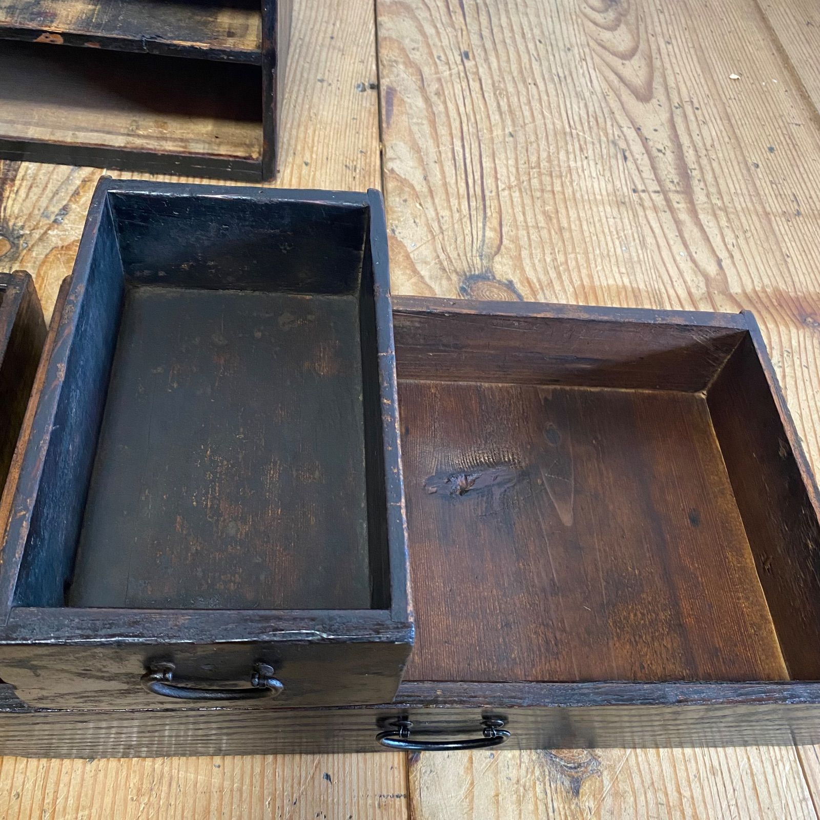 アンティーク 古家具 古道具 小引き出し 引出し収納 時代箪笥 収納箱