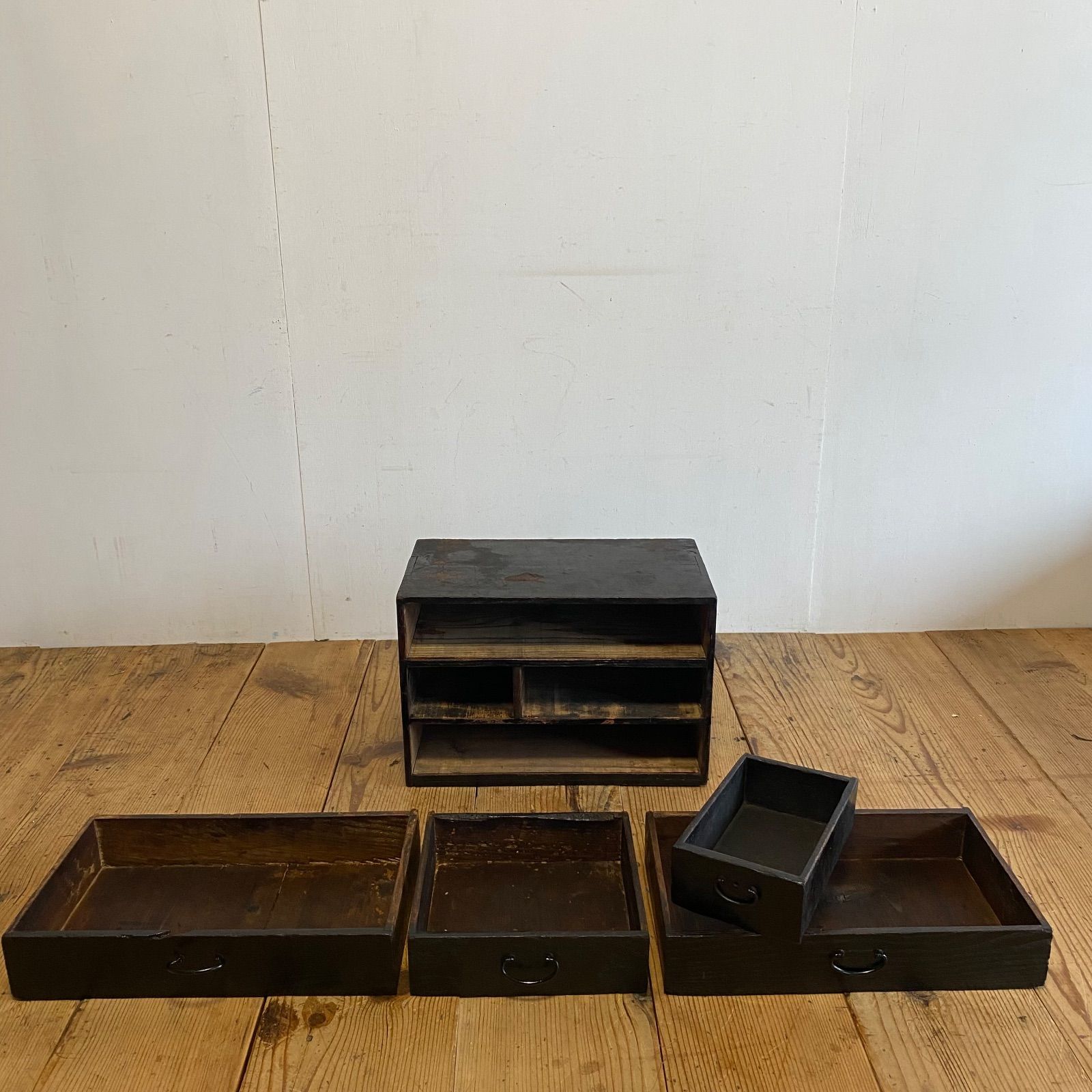 アンティーク 古家具 古道具 小引き出し 引出し収納 時代箪笥 収納箱