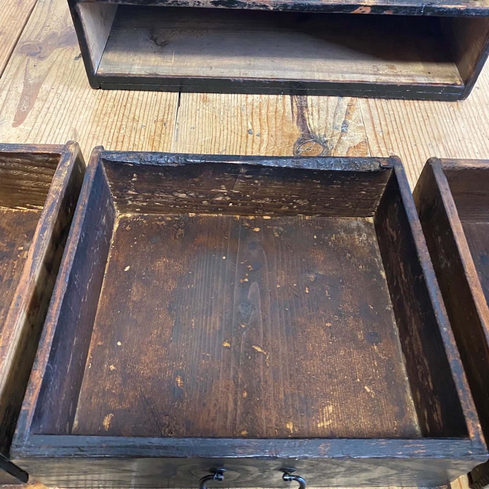 アンティーク 古家具 古道具 小引き出し 引出し収納 時代箪笥 収納箱