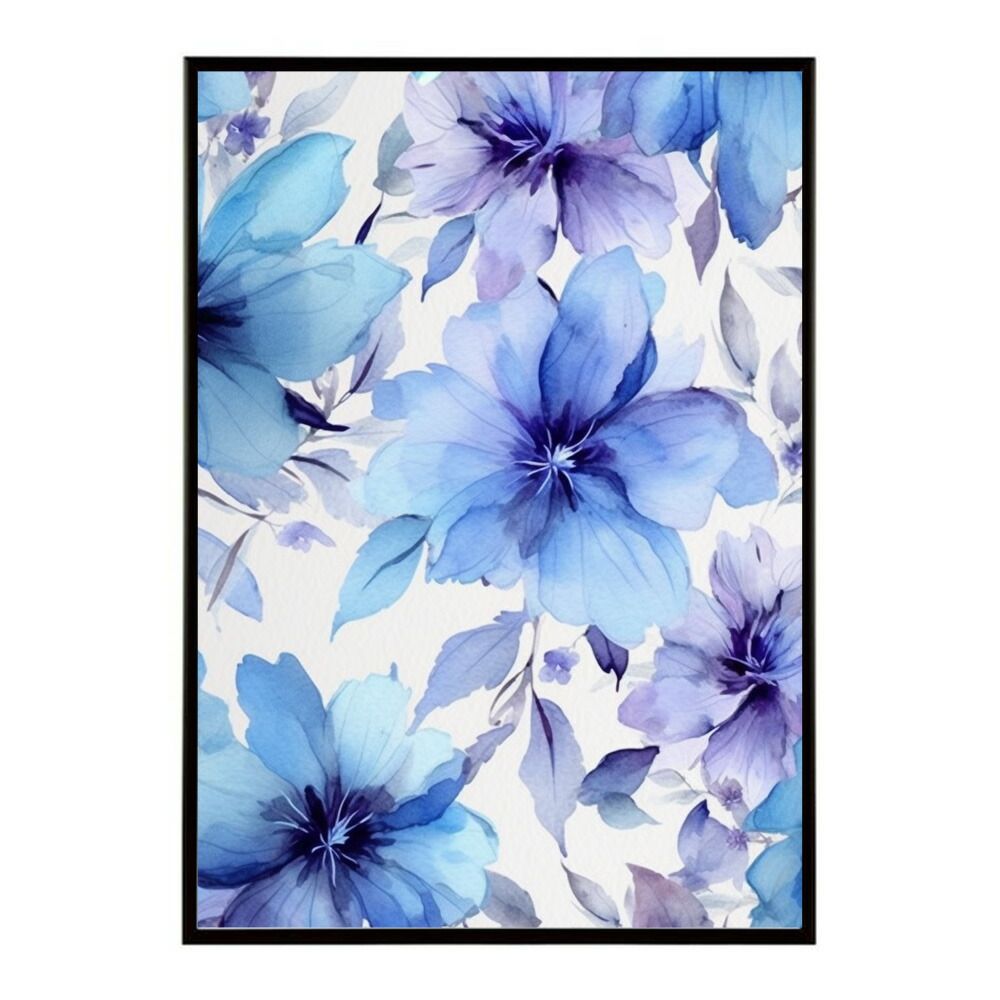 A0サイズ（約84x119cm）】【lm-poster-623】【フレーム付き】花柄