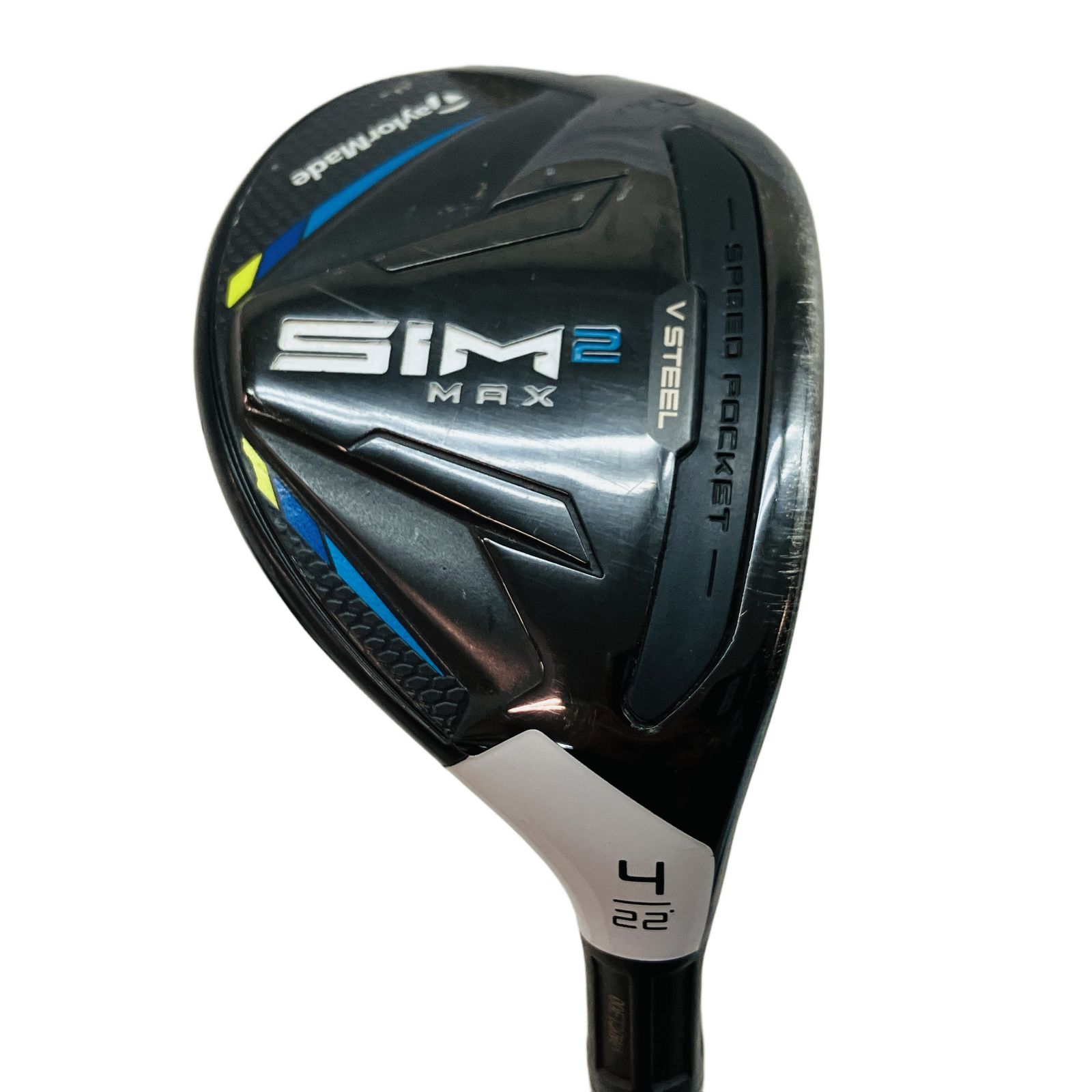 TaylorMade SIM2 MAX レスキュー #4 22° ユーティリティ ゴルフ クラブ