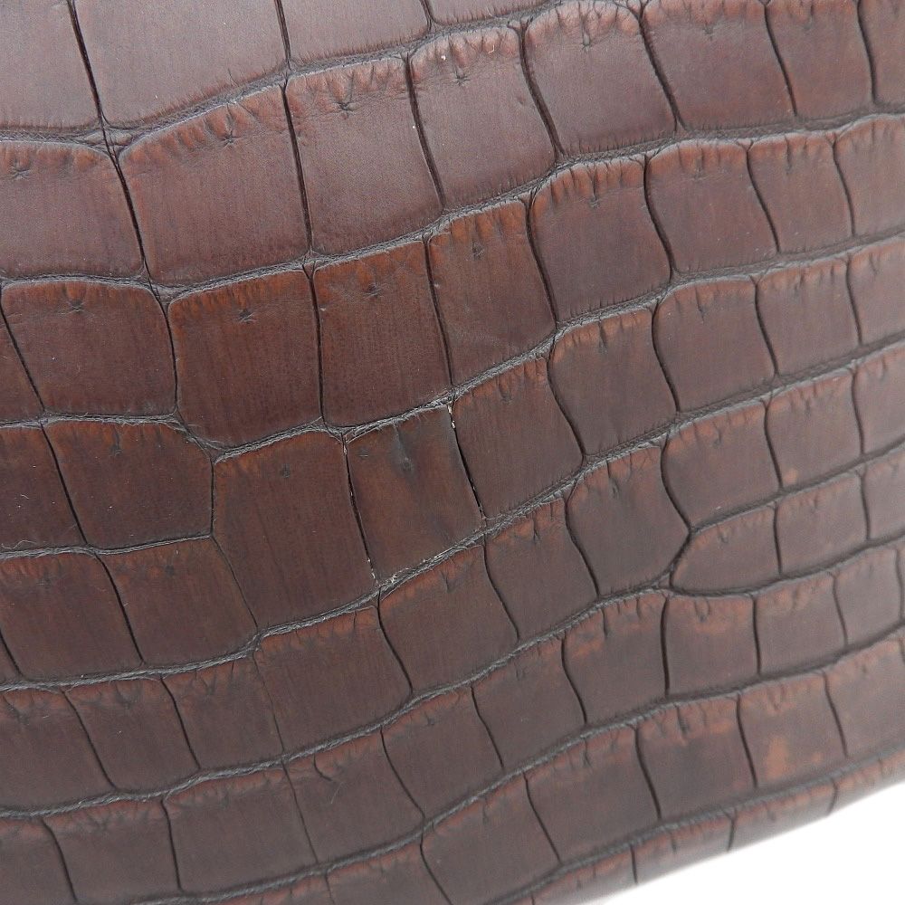 超美品 ゲンテン genten レアアイテム マットクロコダイル トップ