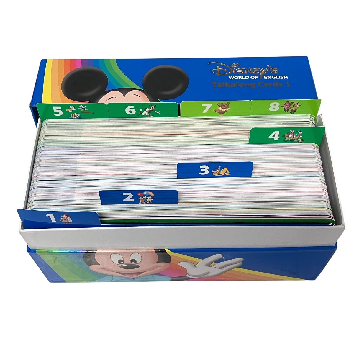 DWE ディズニー ワールド イングリッシュQ&Aカード 100枚セット DWE トークアロング Q&Aカード セット 2020年頃 ディズニー ワールド