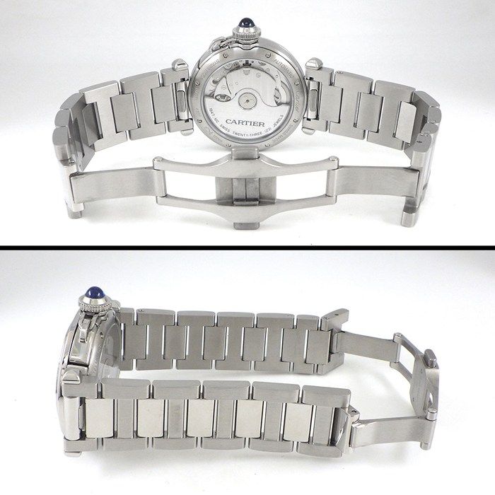 カルティエ Cartier 腕時計 パシャ WSPA0031 裏スケ サンレイ