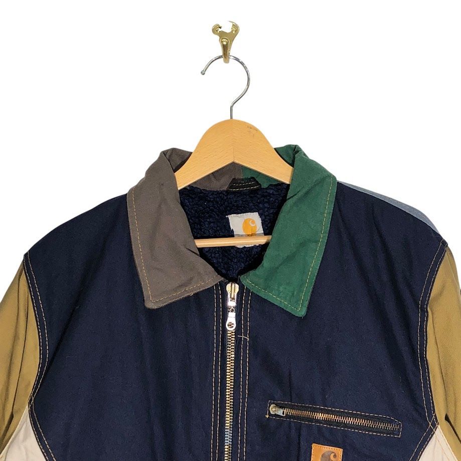 Carhartt カーハート リメイクダックジャケット Sサイズ マルチカラー