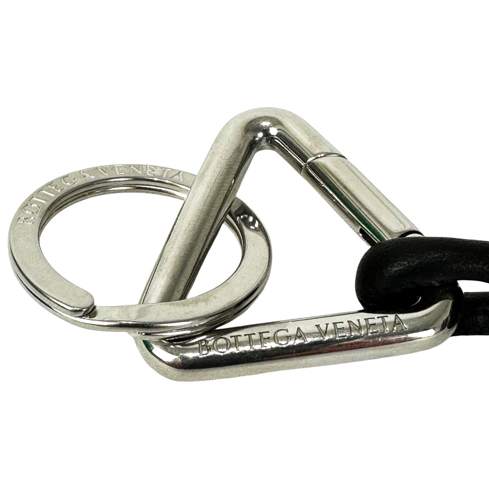BOTTEGA VENETA】ボッテガ・ヴェネタ トライアングル キーリング