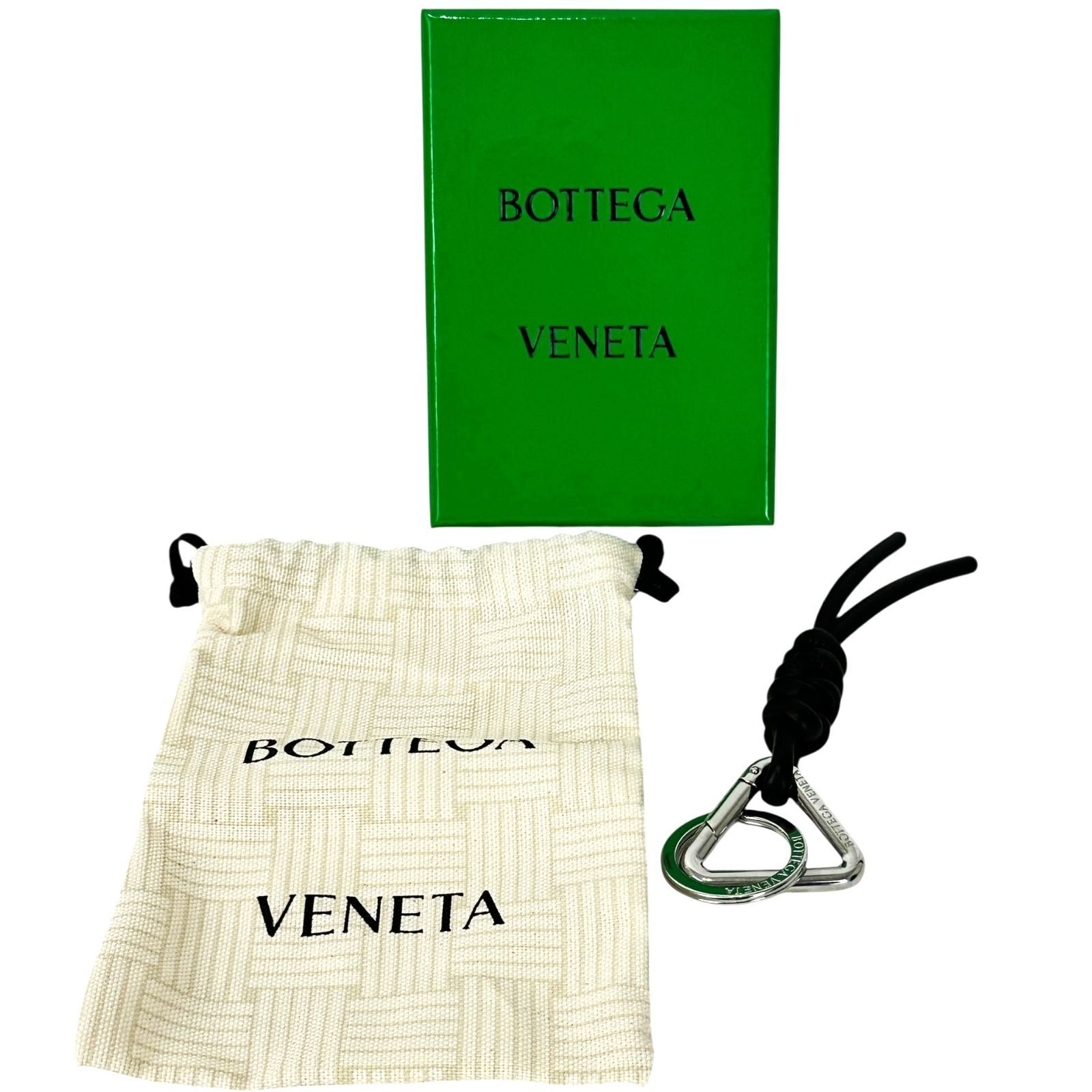 BOTTEGA VENETA】ボッテガ・ヴェネタ トライアングル キーリング