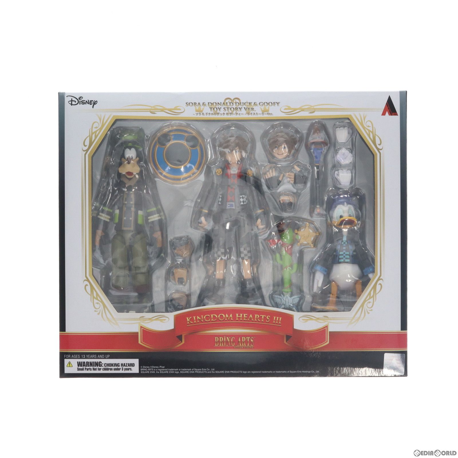 フィギュア単品) BRING ARTS ソラ&ドナルドダック&グーフィー トイ