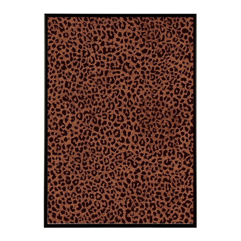 【B2サイズ（約51x73cm）】【lm-poster-63】【フレーム付き】ポスター ヒョウ柄 虎柄 レオパード ジャガー 毛皮 アニマル 動物 ポスター 用紙とサイズが選べる    おしゃれ  プリントポスター フォト イラスト お洒落 特大 大きい