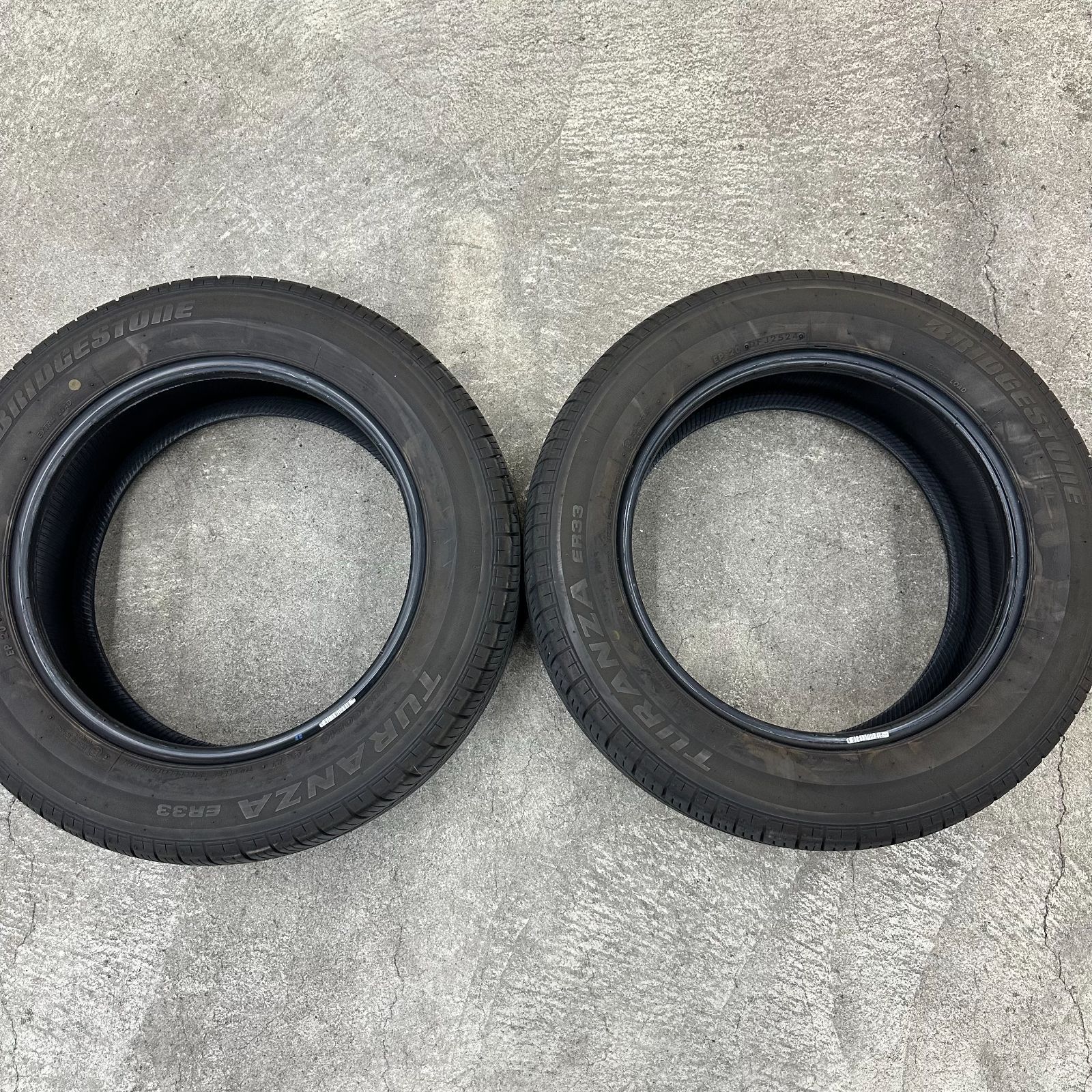 領収書発行可】〈中古品〉24年製 ブリヂストン TURANZA ER33 205/60R16 