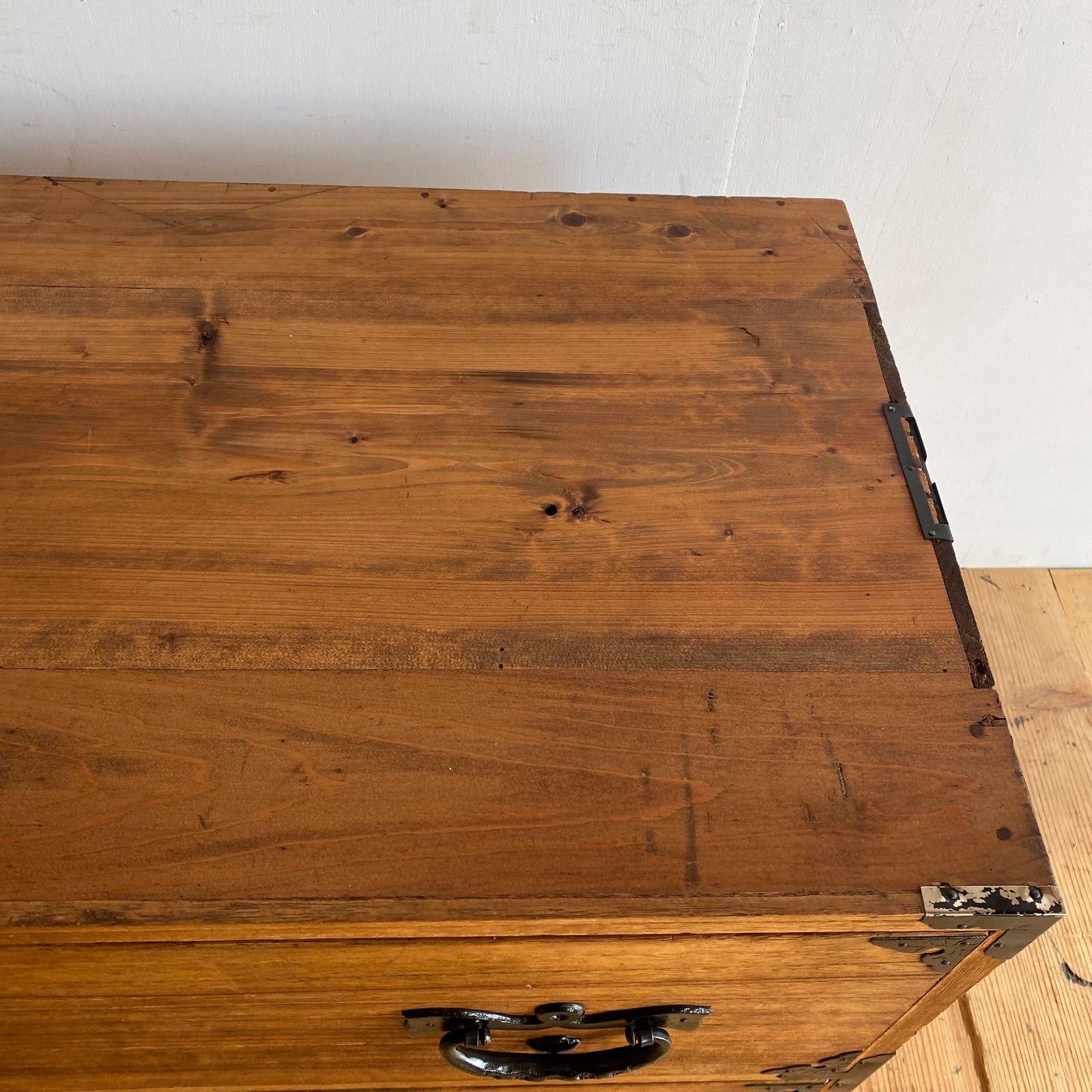 アンティーク チェスト 箪笥 ローボード テレビ台 無垢材 昭和レトロ