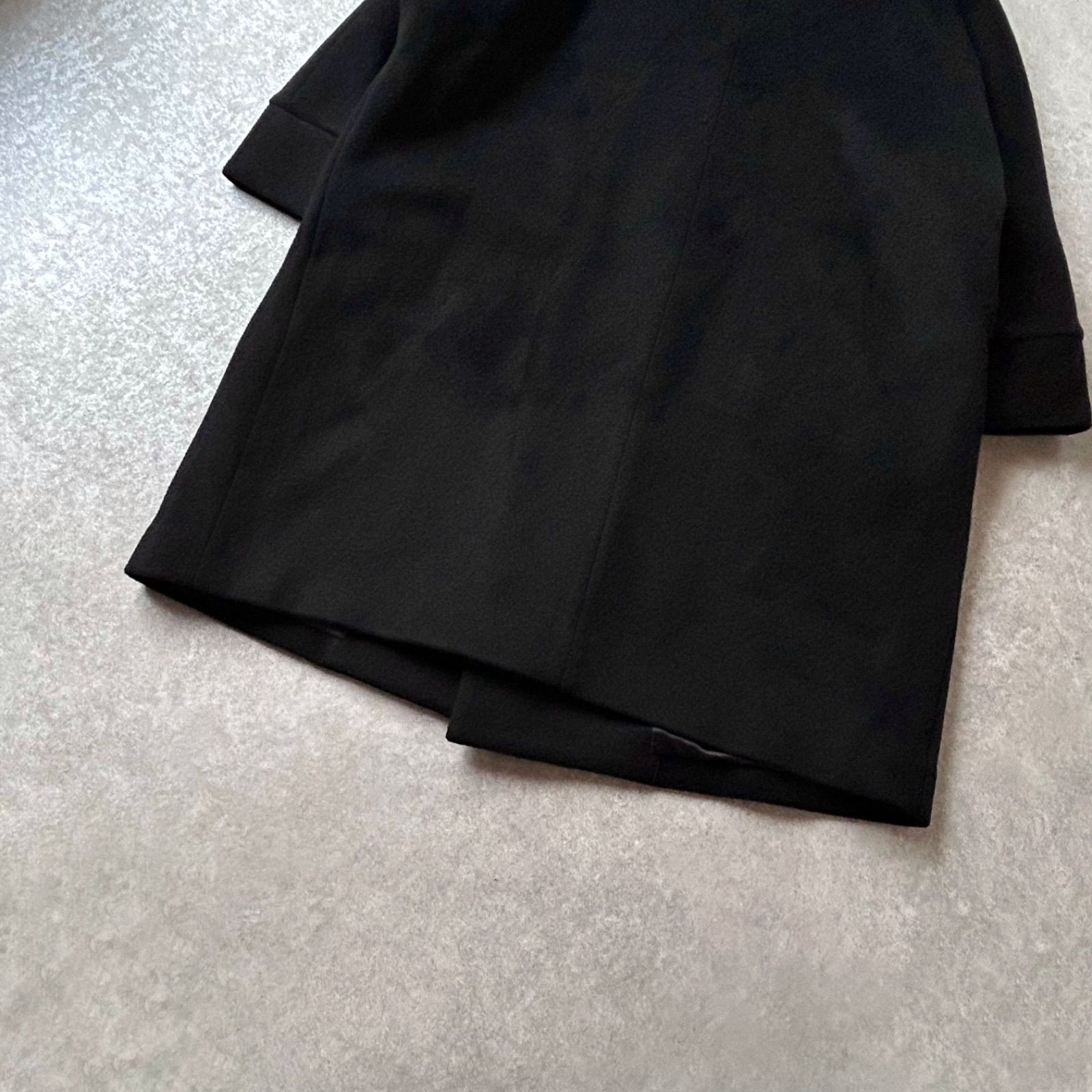 TICCA ティッカ 24AW ダブルブレスト テントコート ロング丈 ブラック