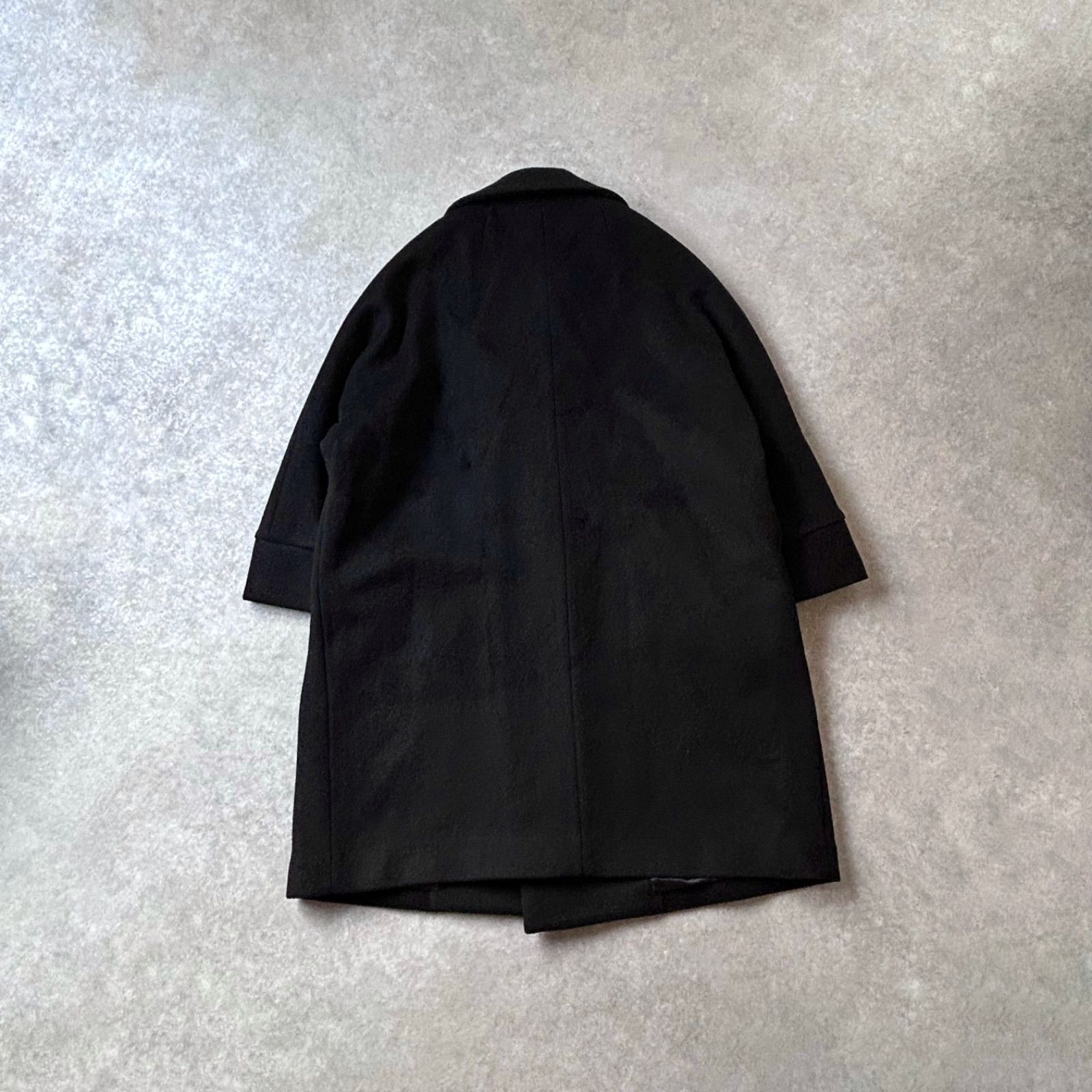 TICCA ティッカ 24AW ダブルブレスト テントコート ロング丈 ブラック