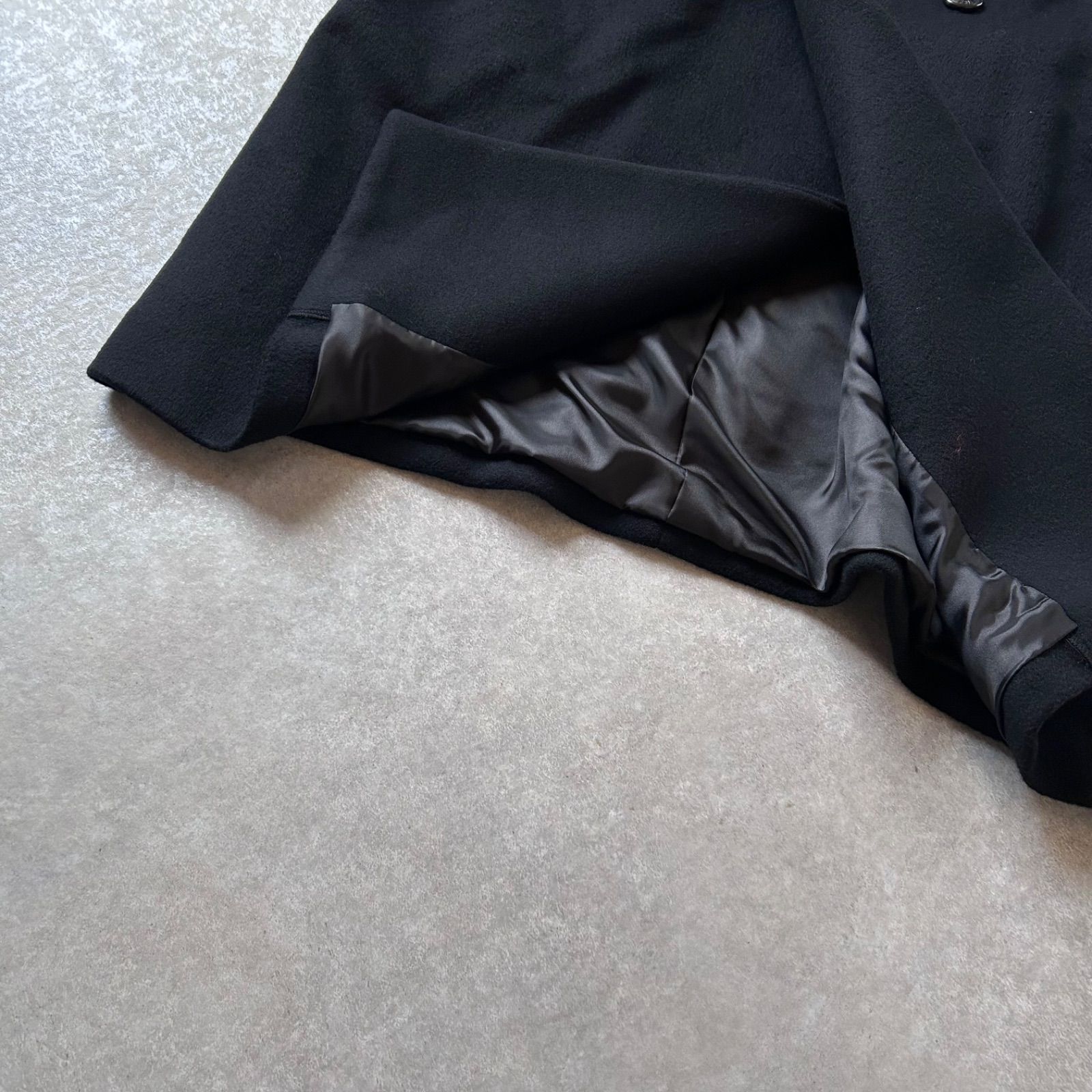 TICCA ティッカ 24AW ダブルブレスト テントコート ロング丈 ブラック 