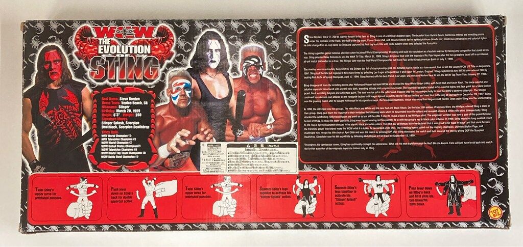 TOYBIZ WCW WCW THE EVOLUTION STING - メルカリ