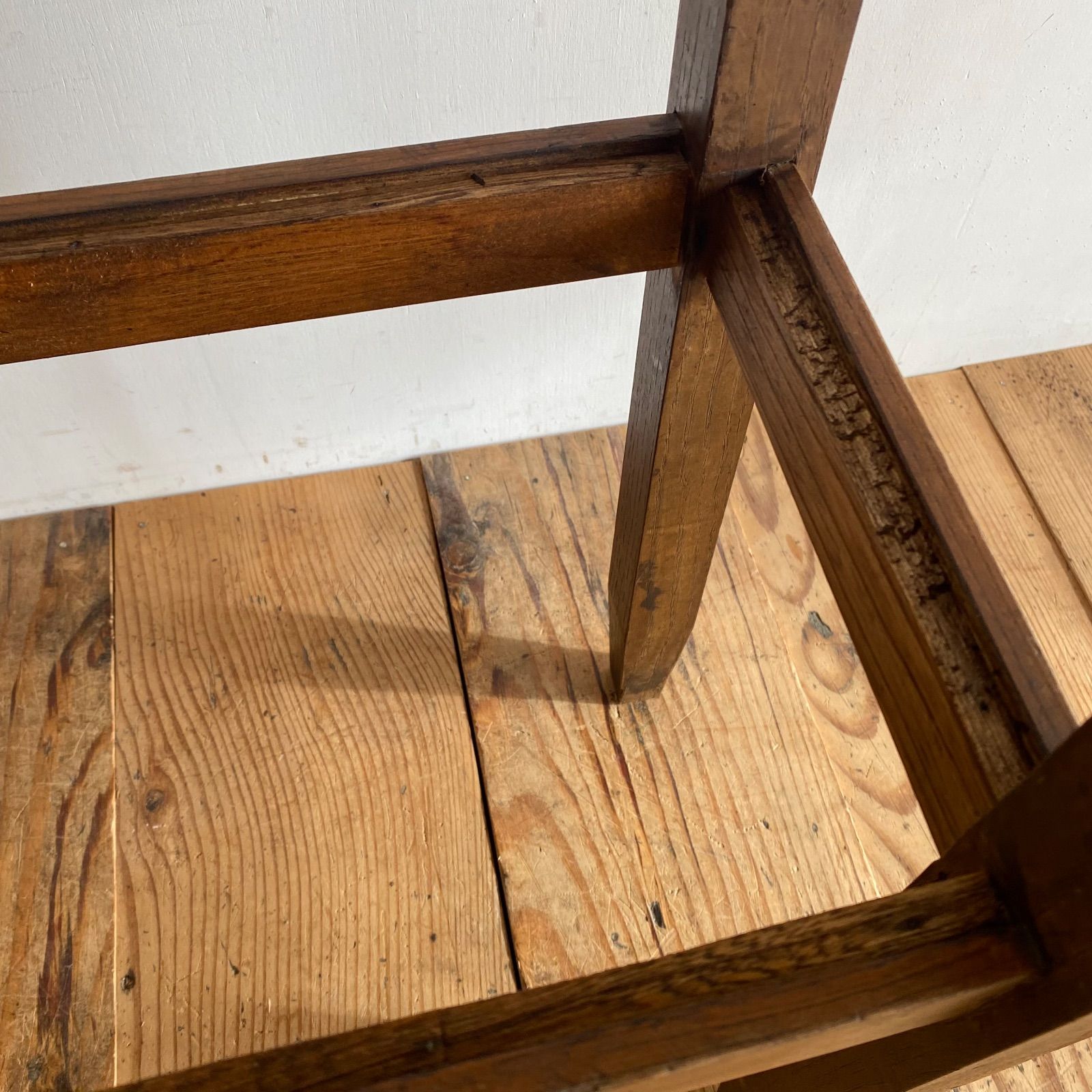 アンティーク 古家具 古道具 作業台 サイドテーブル 無垢材