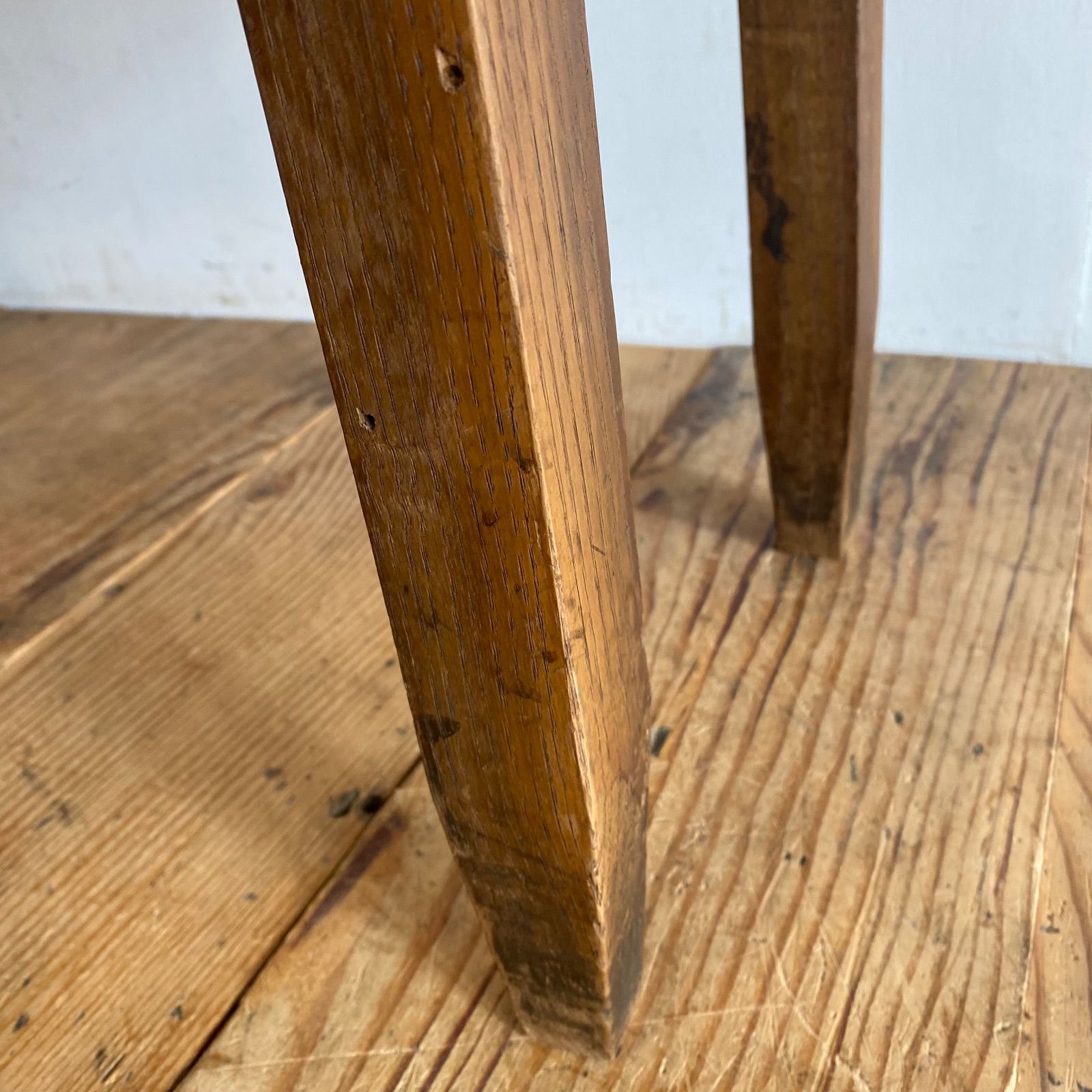 アンティーク 古家具 古道具 作業台 サイドテーブル 無垢材