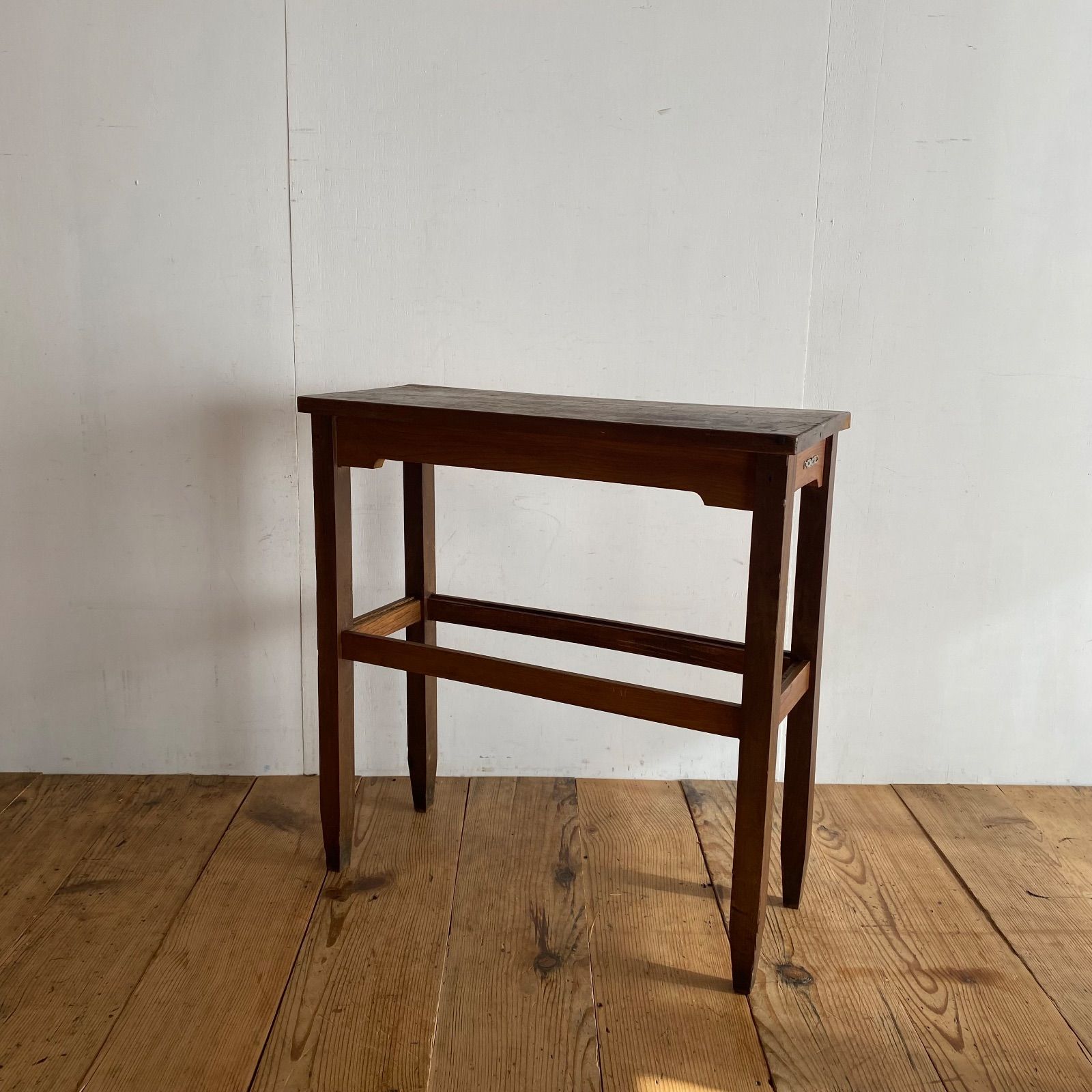 アンティーク 古家具 古道具 作業台 サイドテーブル 無垢材