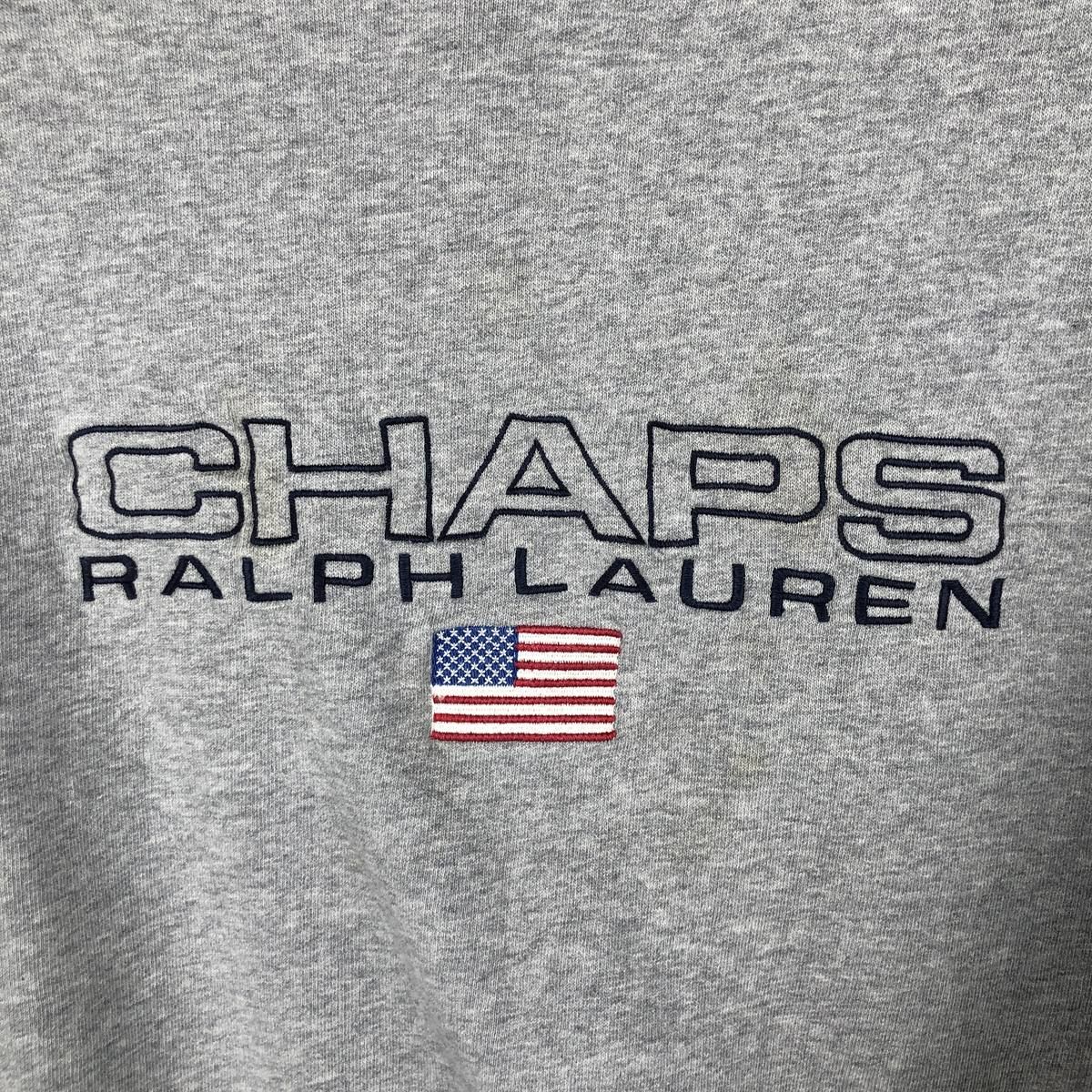 古着 ラルフローレン Ralph Lauren CHAPS チャップス 星条旗柄 ロゴ