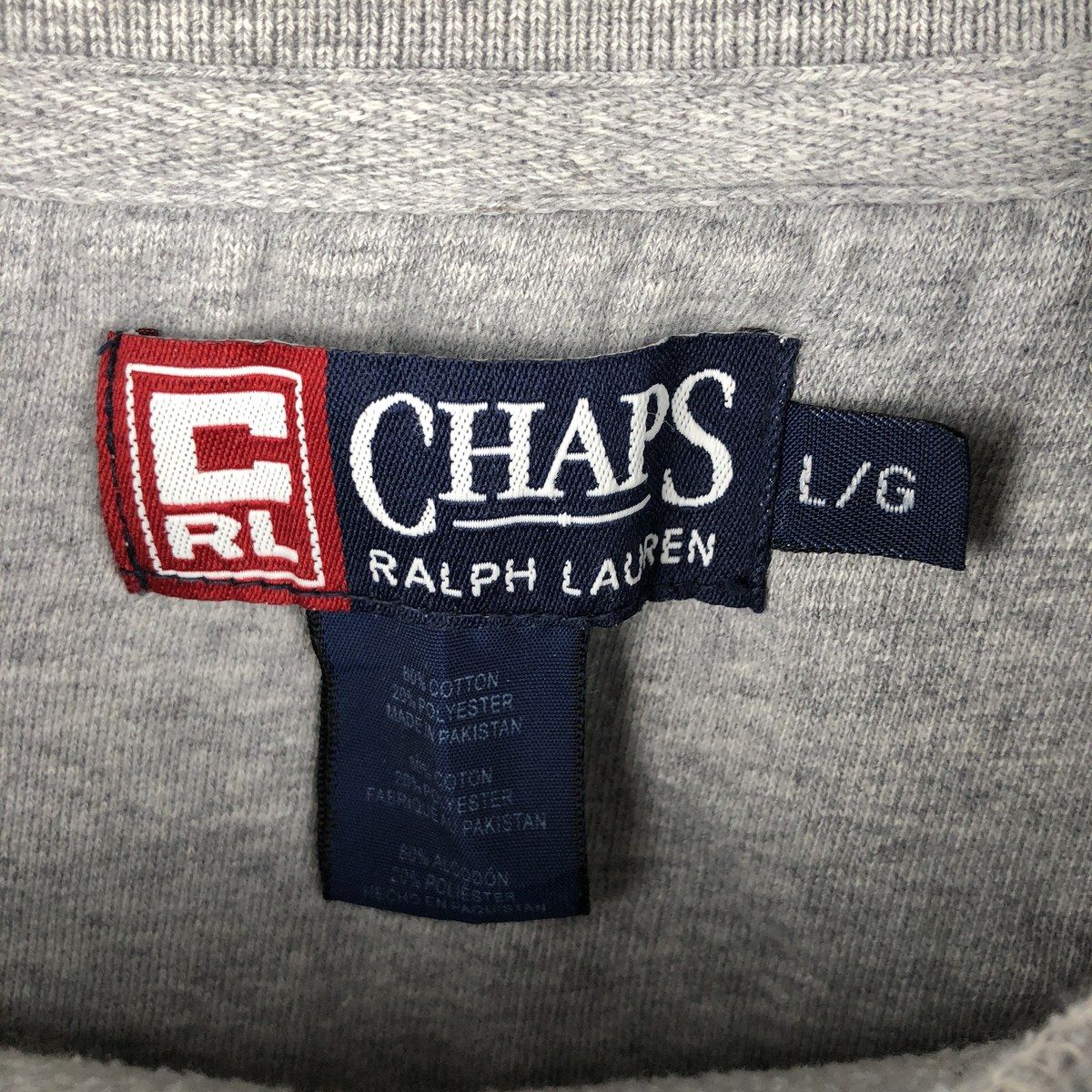 古着 ラルフローレン Ralph Lauren CHAPS チャップス 星条旗柄 ロゴ