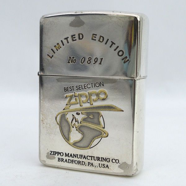 ZIPPO ジッポー SILVER ナンバー入り 1994年製 限定1000個 LIMITED EDITION リミテッドエディション ケース付き シルバー ZIPPO 1994年製 ジッポ